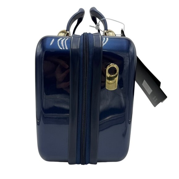 Triforce Elite Performance Travelware Hard Shell Beauty Case Navy Blue NEW - Picture 5 of 14